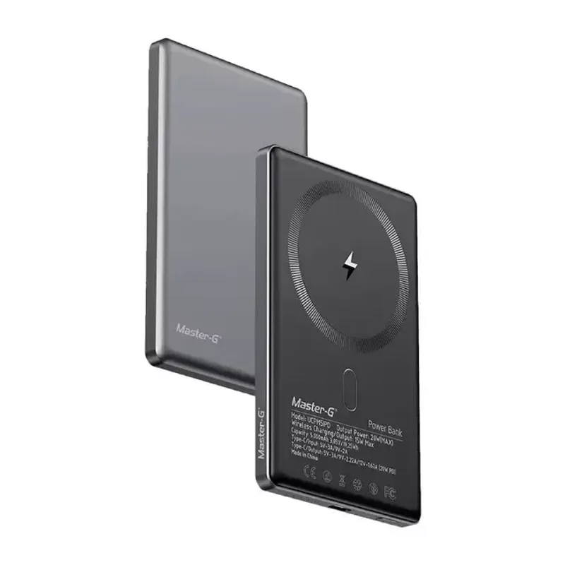 Batería Portátil MagSafe 5.000 mAh — Compatible con iPhone y Android USB-C — Energía Portátil, Sevelin Arica