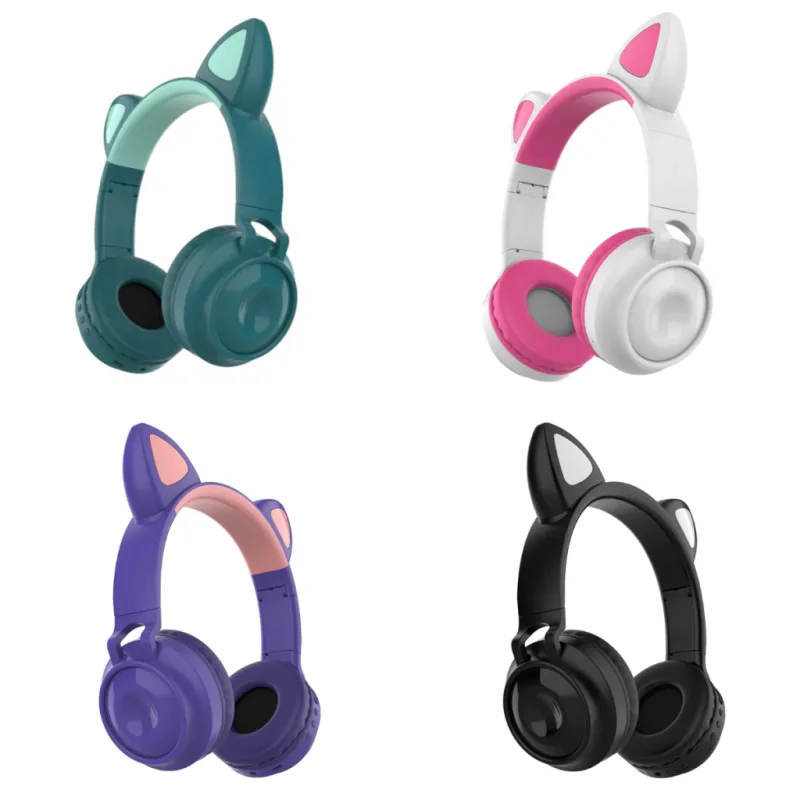 Audifonos Inalambricos Orejas de Gato RGB — Audio, Sevelin Arica
