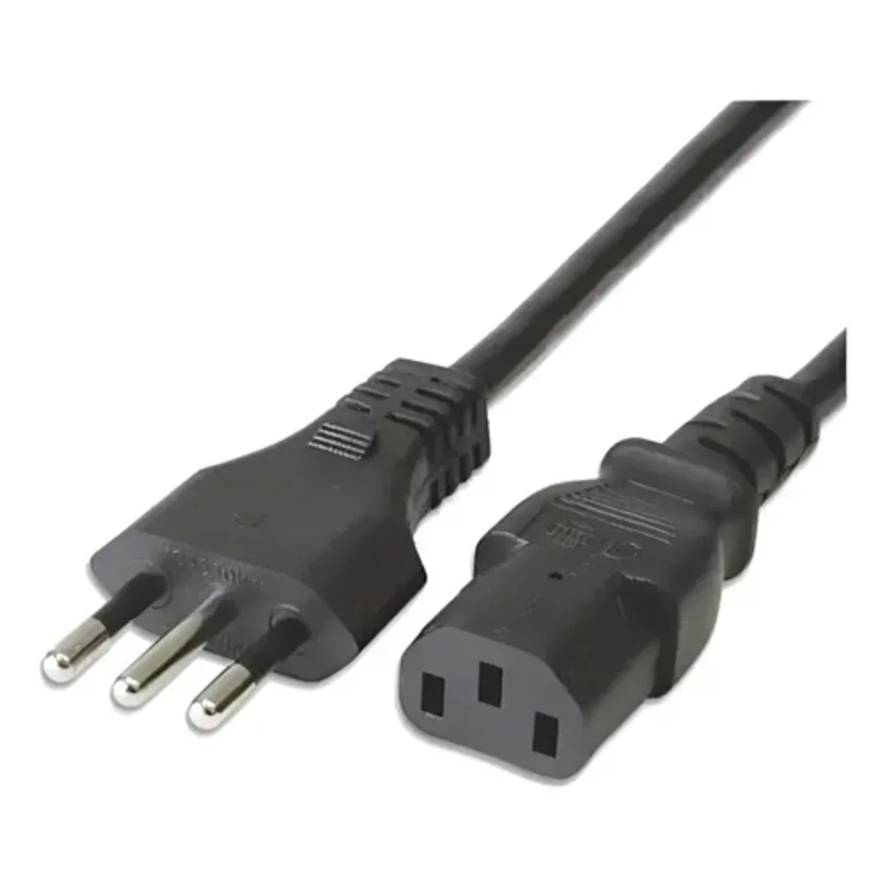 Cable de Poder PC 1.8 Metros – Enchufe Chileno Tipo L a C13 — Cables y Adaptadores, Sevelin Arica