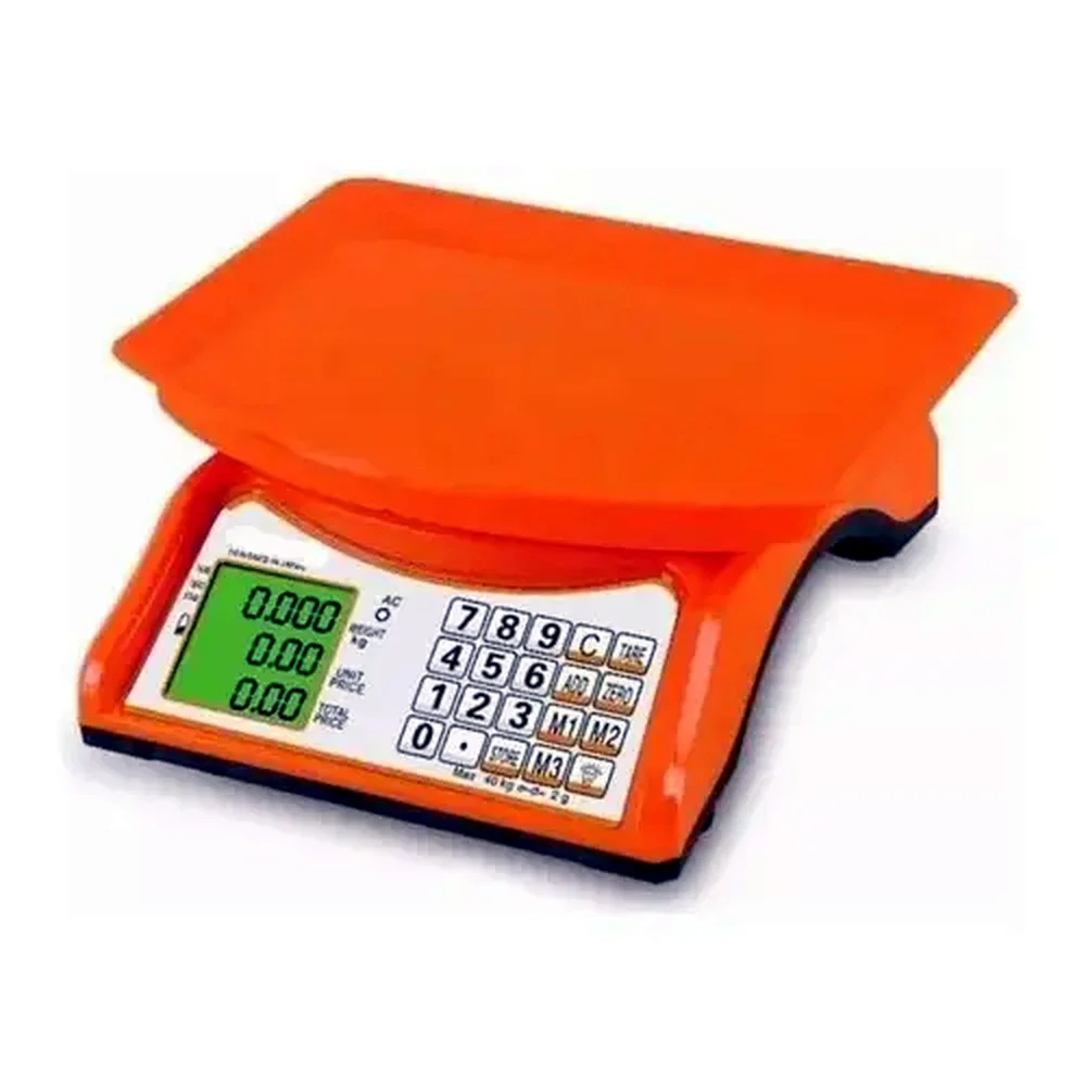 Balanza Digital Comercial 40kg Naranja — Hogar y Estilo de Vida, Sevelin Arica