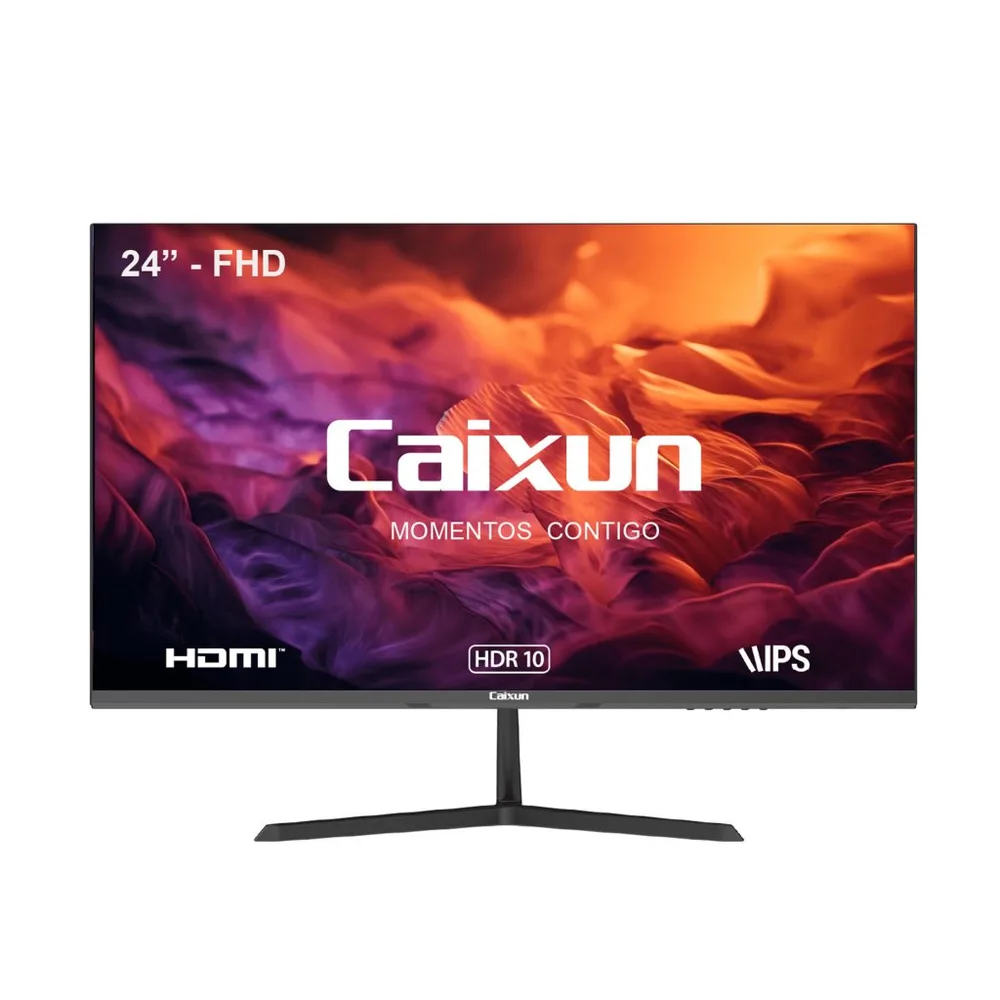 Monitor Oficina Caixun 24" FHD IPS 100Hz HDR10 Negro C24X3F — Monitores, Sevelin Arica