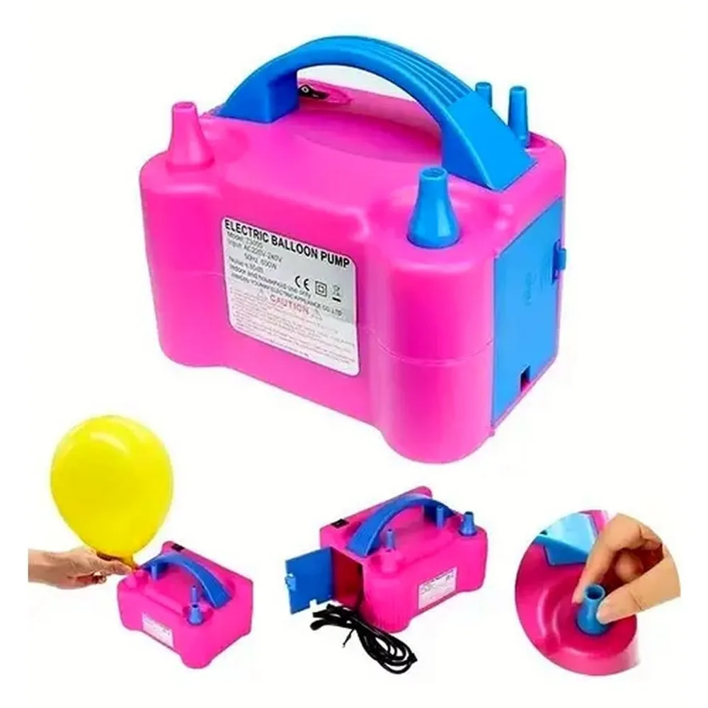 Inflador de Globos Eléctrico 600W 2 Inyectores — Hogar y Estilo de Vida, Sevelin Arica