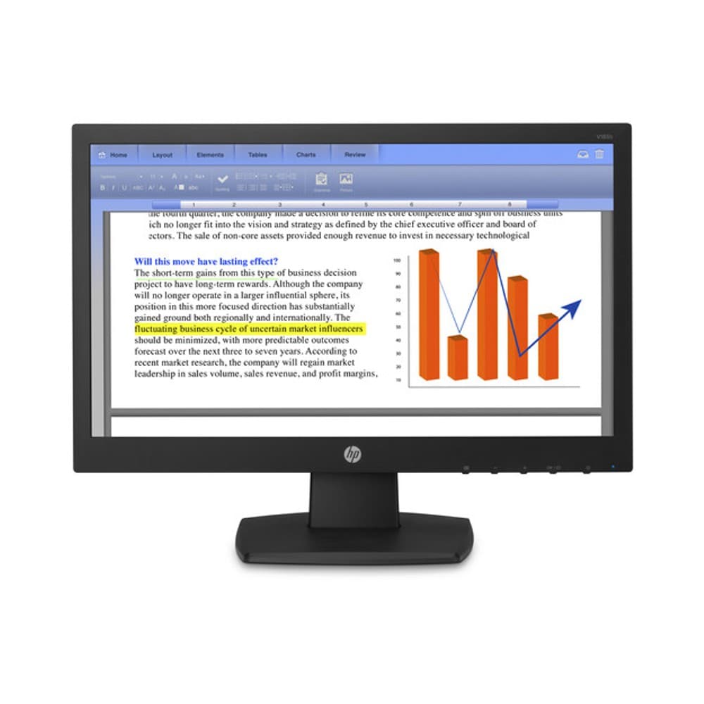Monitor HP 19" V193b Reacondicionado — Monitores, Sevelin Arica