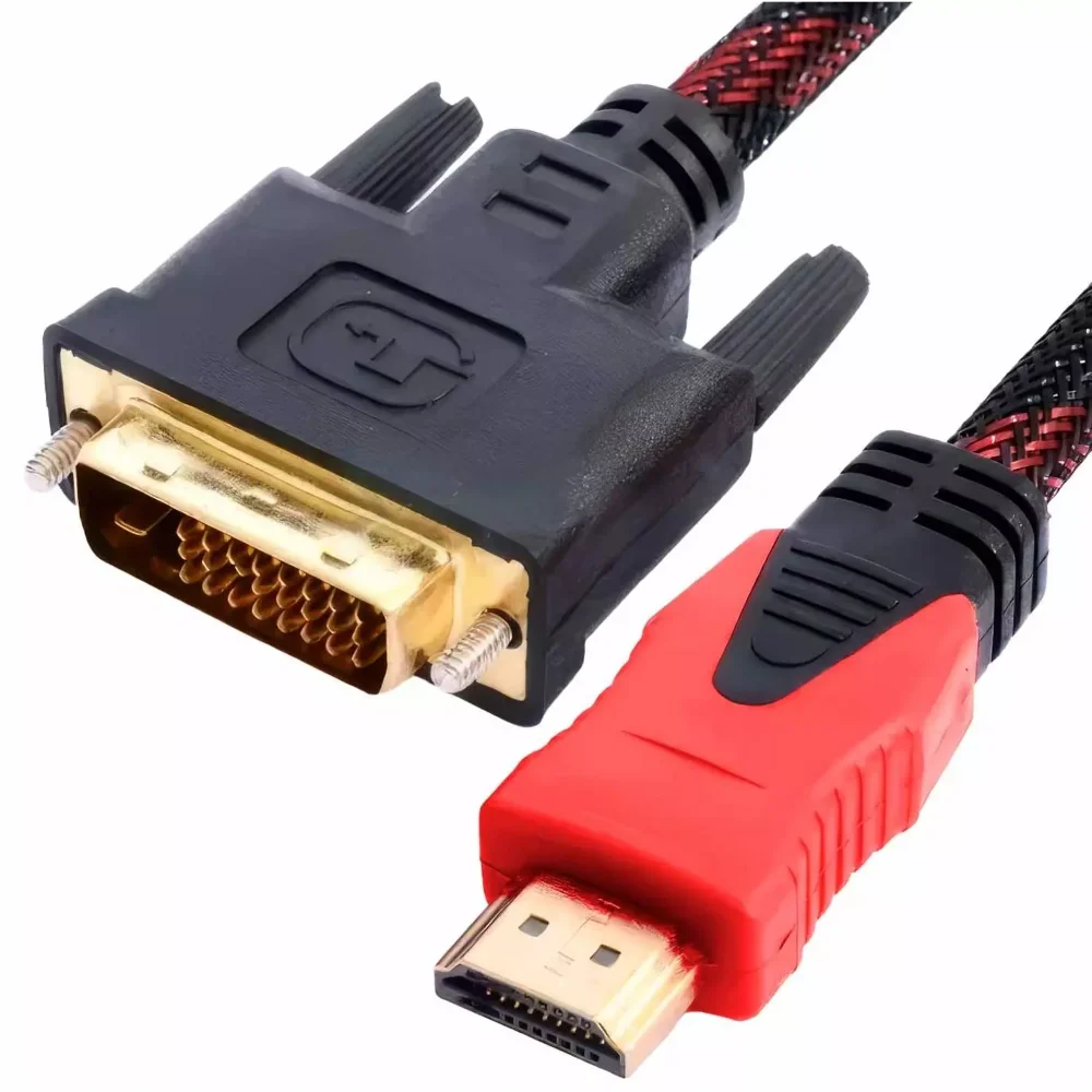 Cable Adaptador HDMI Macho a DVI-D 24+1 Macho 2 Metros — Cables y Adaptadores, Sevelin Arica